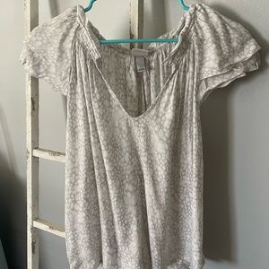 Leopard print blouse